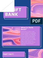 THRIFT BANK