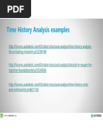 Time History Analysis - ARSAP