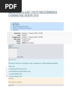 Quiz 3 Multimedia