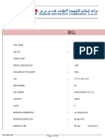 Oasis 1 Redocking Invoice