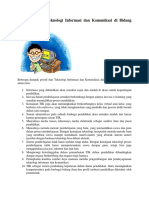 Dampak Positif Teknologi Informasi Dan Komunikasi Di Bidang Pendidikan