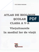 Atlas de Biologie Scolar - Clasa A 5-A - Bodea Mariana