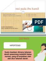 Hipertensi Pada Ibu Hamil