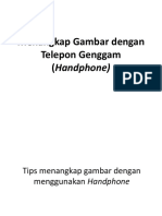 Menangkap Gambar Dengan Telepon Genggam