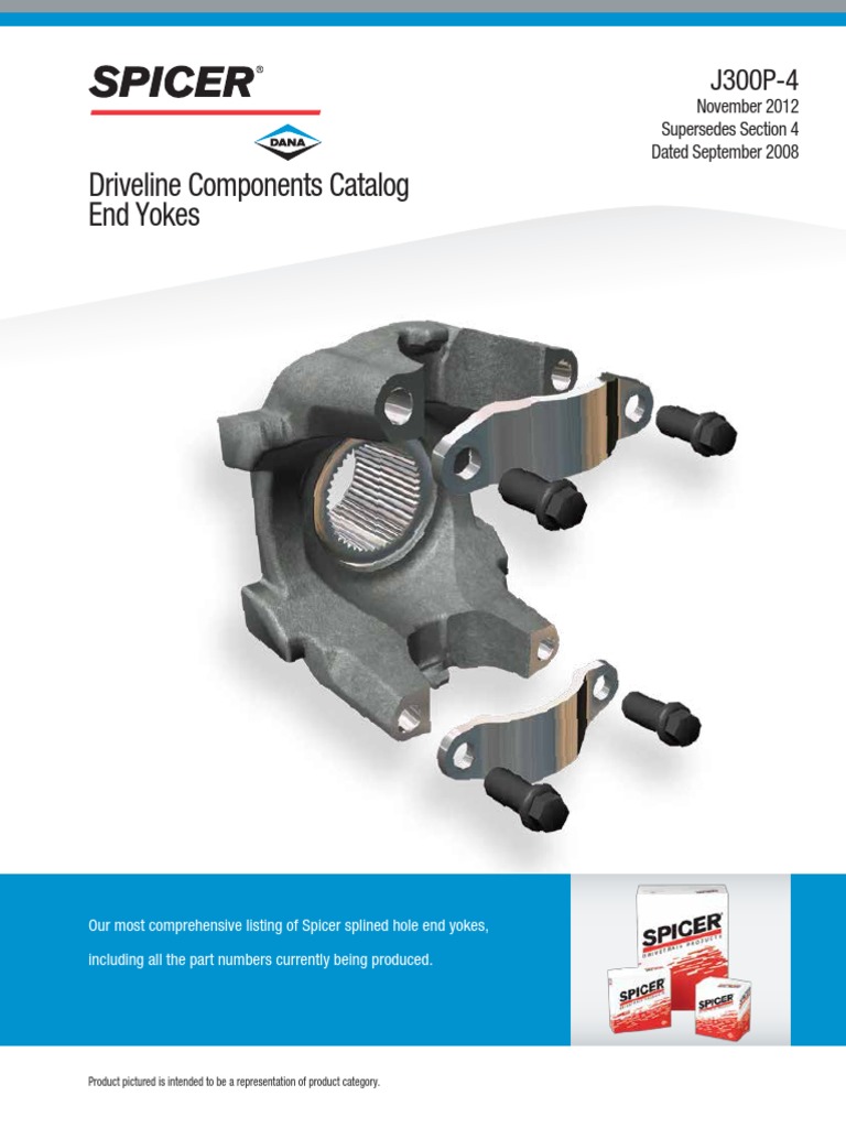 Dana Spicer End Yokes PDF