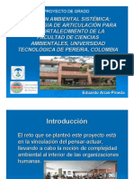 Presentación: Gestión Ambiental Sistémica. Eduardo Arias-Pineda