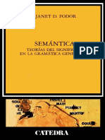 Del-Significado-En-La-Gramatica-Generativa - Cátedra PDF