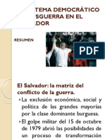 EL SISTEMA DEMOCRÁTICO DE POSGUERRA EN EL SALVADOR