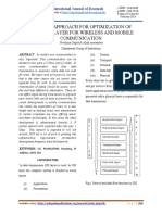 A Noval Approach For Optimization of Physical Layer For Wireless and Mobile Communication