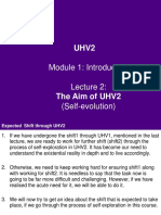 UHV2 M1 L2 - Aim of UHV2