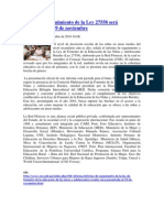 Informe de seguimiento de la Ley 27558 será presentado el 29 de noviembre