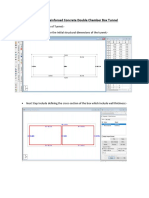 Design of A Reinforced Concrete Double Chamber Box Tunnel