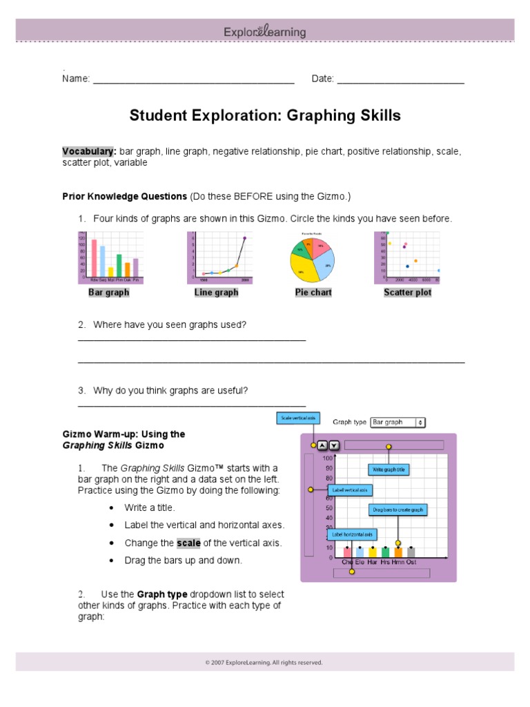 Graphing Skills SE | PDF | Chart | Scatter Plot