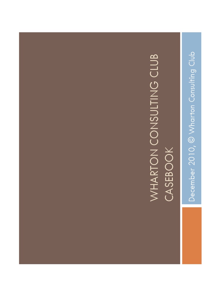 Casebook PDF Consultant Mc Kinsey & Company