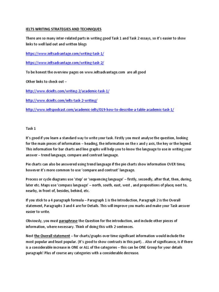 Effective IELTS Writing Strategies | PDF | Essays | Reason