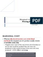 07 Marginal Costing and Pricing Decisions