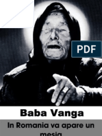 Baba Vanga - in Romania Va Apare Un Mesia