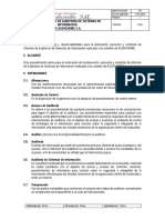 PASI Procediemiento de Auditorias Sistemas de Información PDF