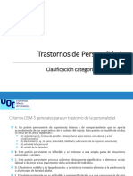 Trastornos de Personalidad DSM 5 Categorial