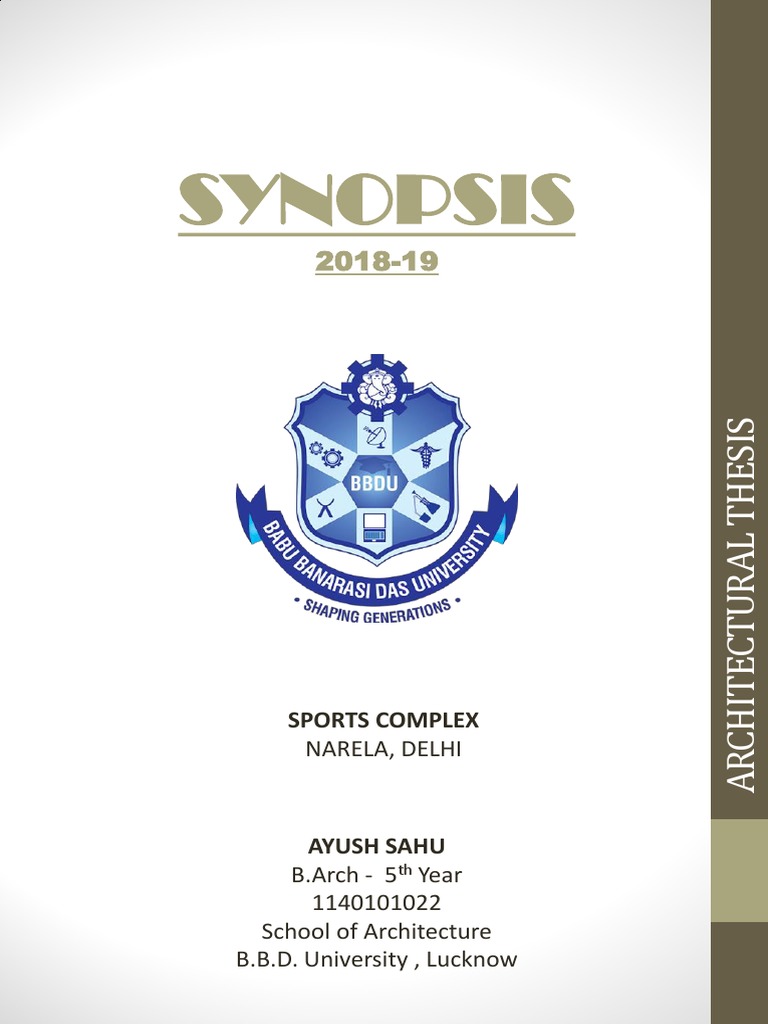 sports complex thesis synopsis