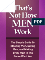 That's not how men work