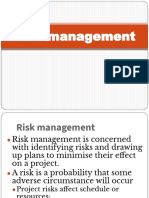 Risk Management Notes