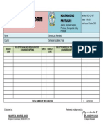 7 CREDITING FORM