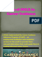 Role of DOLE in Career Guidance