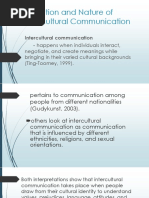 2nd Quarter Definition and Nature of Intercultural Communication (Autosaved)