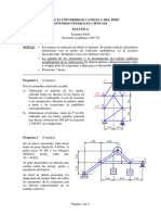 Exa2 2017-2 Estática PDF