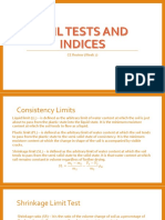 Soil Tests and Indices