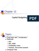 Ch. 10 - 13ed Cap Budgeting - Master