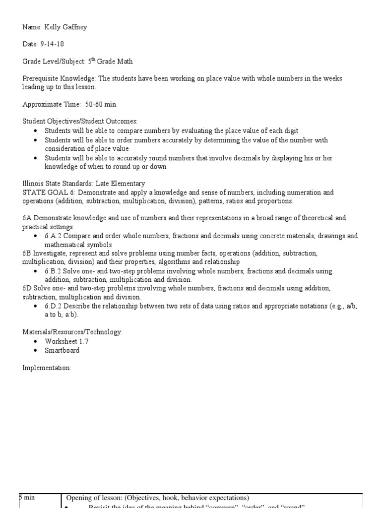 Smart Board Lesson Plan | PDF