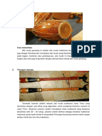 Macam Alat Musik + Cara Memainkan