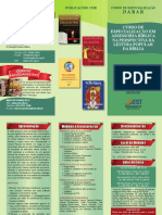 Curso de Especialização DABAR - Folder PDF