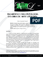 Otávio Guimarães Tavares - Ingarden e uma Ontologia da Obra de Arte Literária