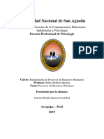 Procesos RRHH Universidad Nacional Arequipa