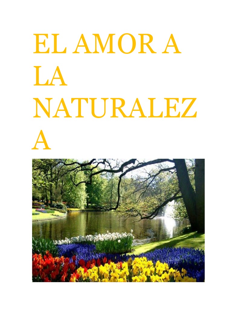 Amor y cuidado por la naturaleza | PDF