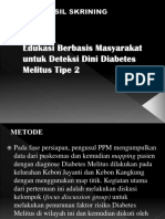 Laporan Skrining Diabetes Melitus Tipe II