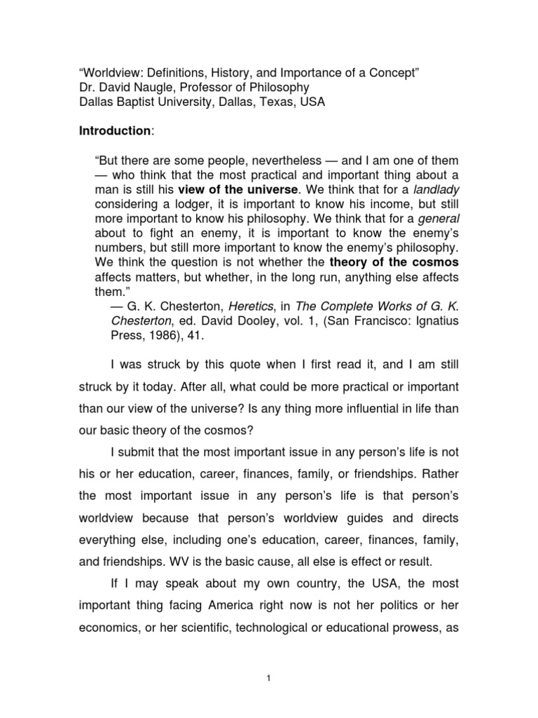 Worldview Defhistconceptlect PDF | PDF | World View | Narrative