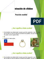 Discriminación de Sílabas Posición Medial 1° Básico