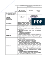 5.spo Identifikasi Keselamatan Pasien Sebelum Pembedahan PDF