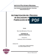 Automatización Del Proceso de Soldadura para La Fabricación de Marcos PDF