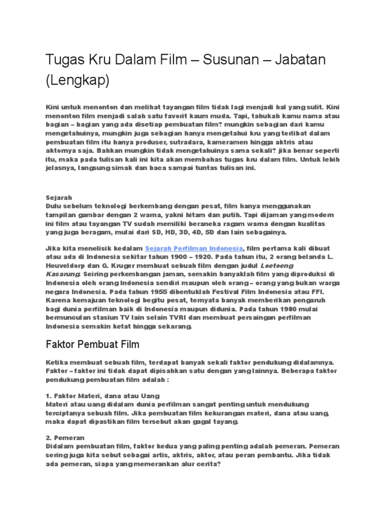 Kru program sedang menyiapkan kejutan untuk presenter