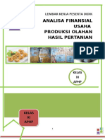 Materi Perhitungan Analisa Usaha