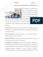 Maltrato y Abandono, Relaciones Familiares y Personales Del Adulto Mayor