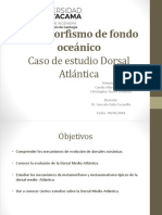 Metamorfismo de Fondo Oceánico, Dorsal Atlantica