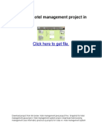 Download hotel management project in java