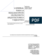 Guía proyecto arquitectónico