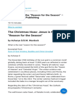 Jesus Is NOT The "Reason For The Season" - Stellar House Publishing